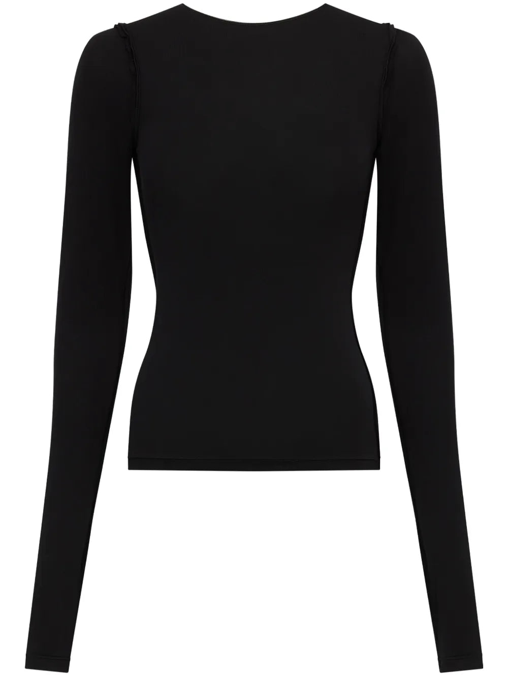 Two-Tone Exposed-Seam Top