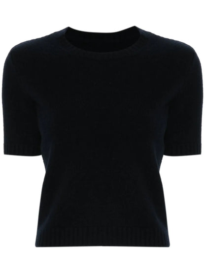 Short-Sleeve Wool Jumper