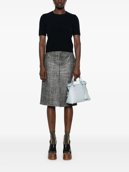 Short-Sleeve Wool Jumper