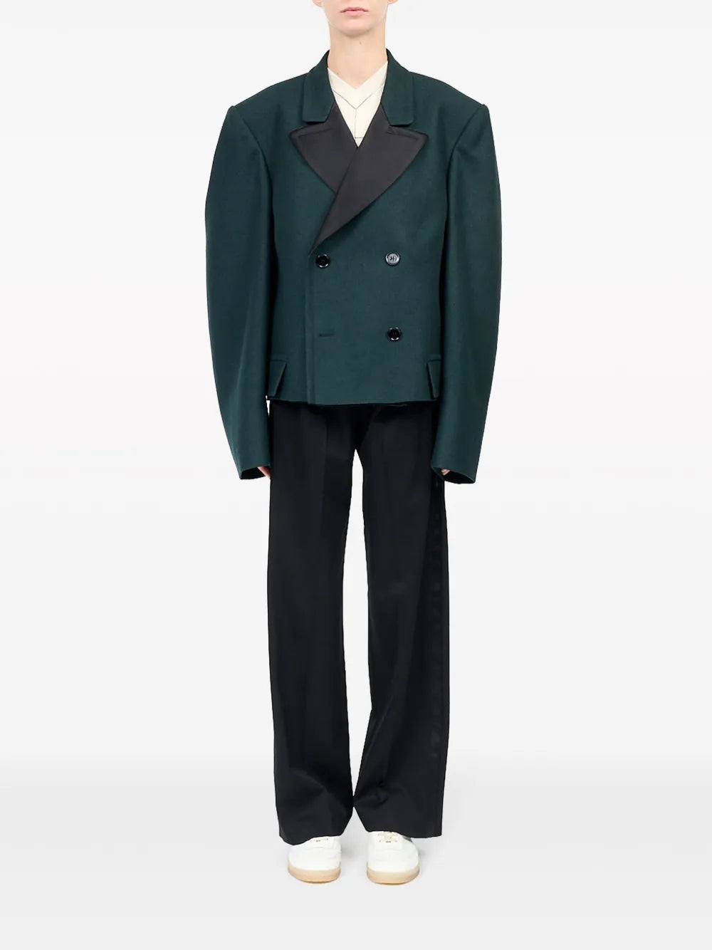 Double-Breasted Over-Sized Blazer