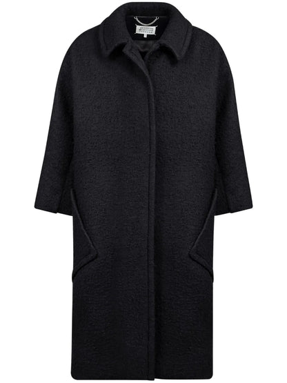 Bouclé Oversized Coat