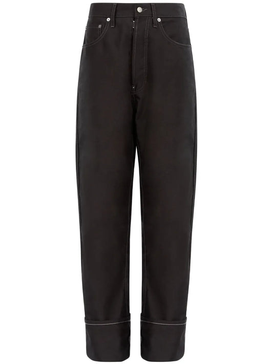 Straight-Leg Cotton Jeans