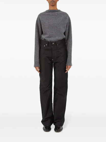 Straight-Leg Cotton Jeans