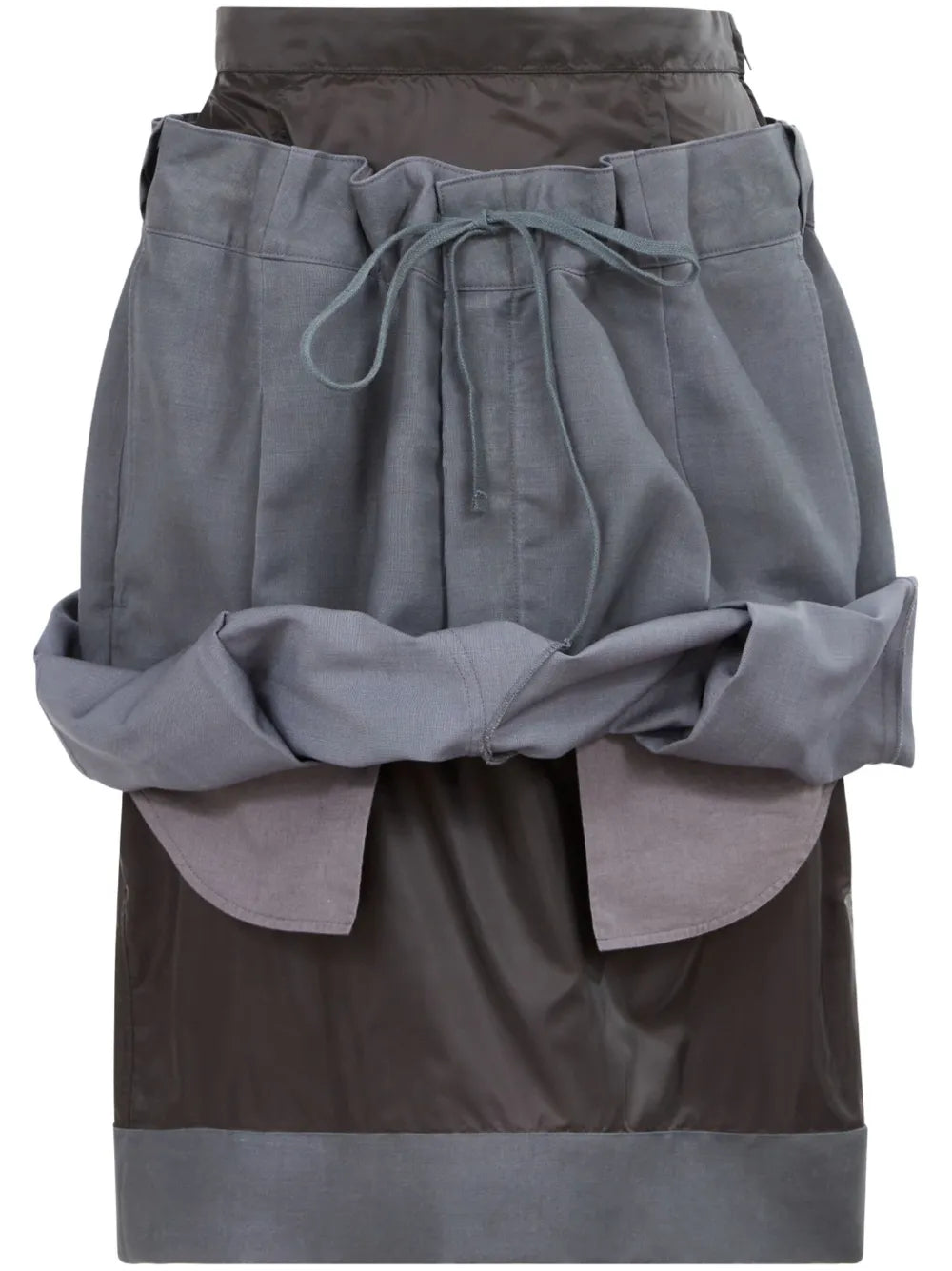 Layered Knee-Length Skirt