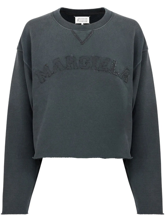 Logo-Appliqué Cotton Sweatshirt