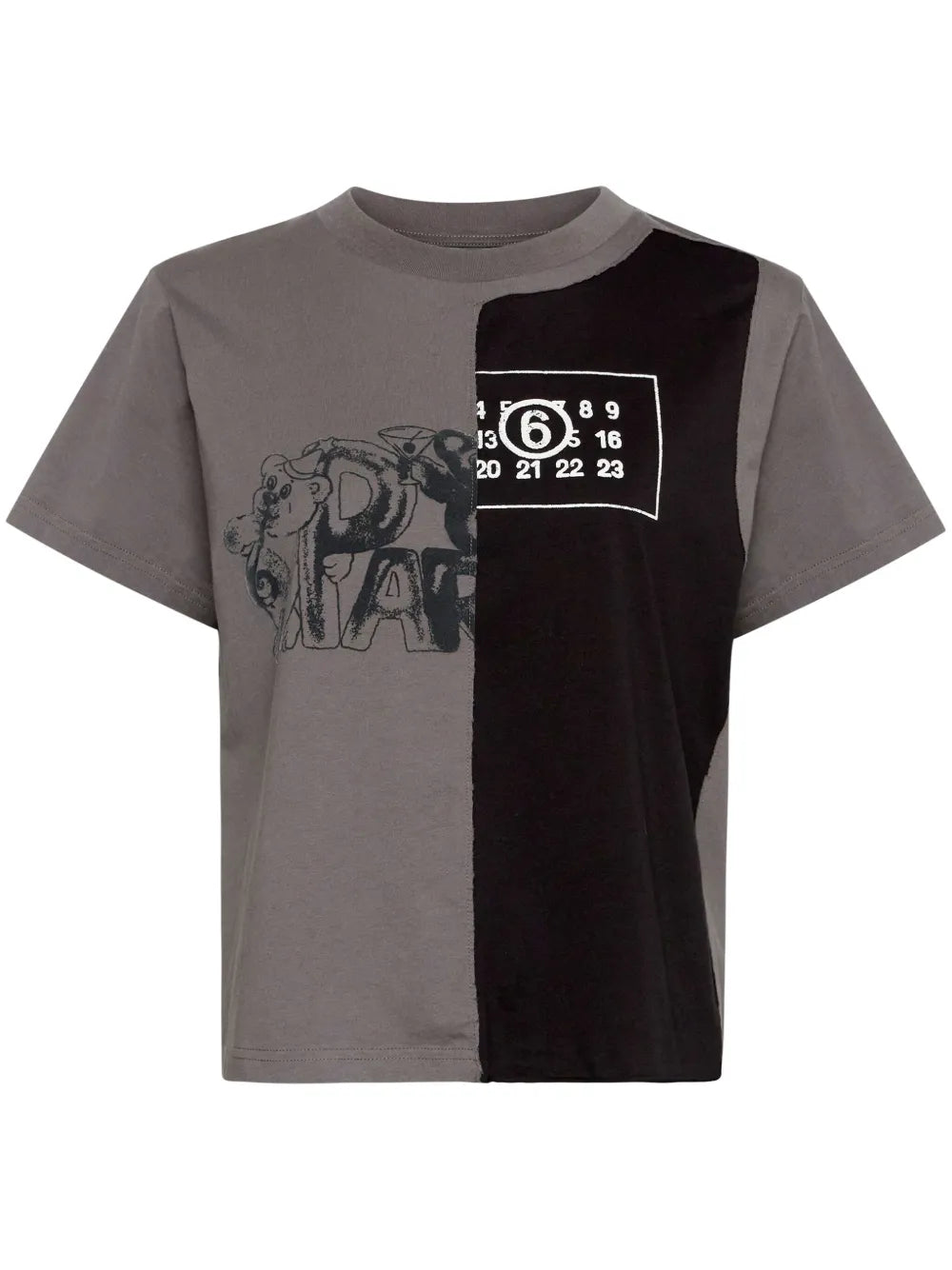 Panelled Cotton T-Shirt