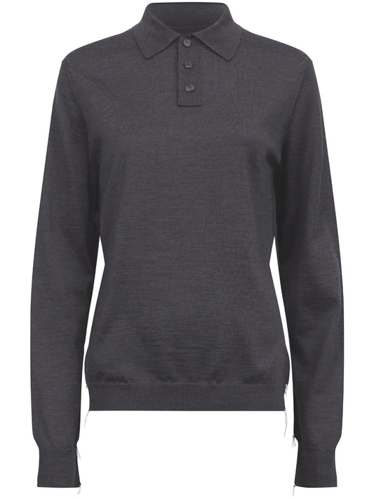 Wool Polo Jumper