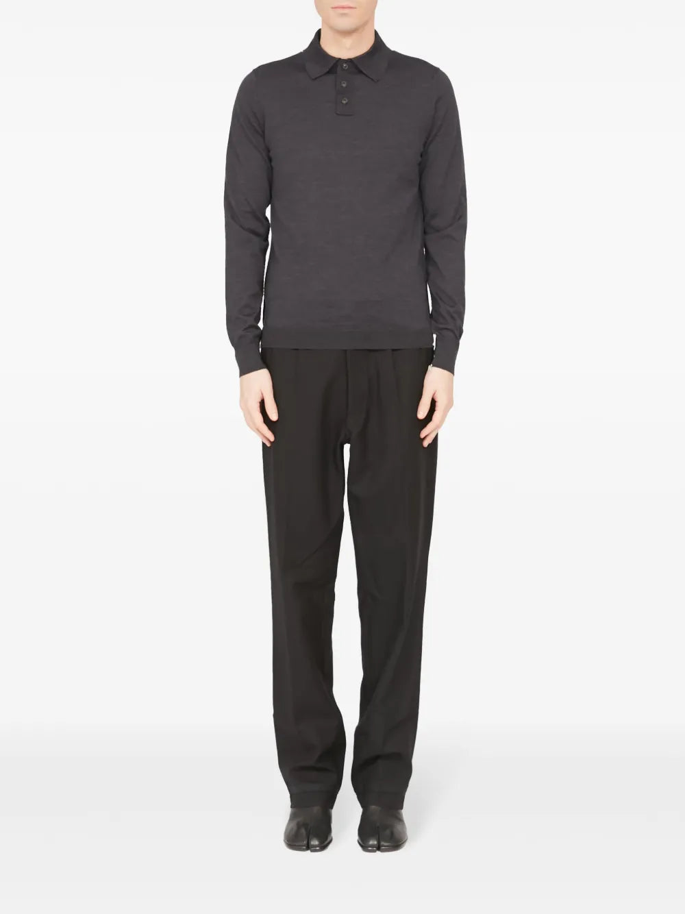 Wool Polo Jumper