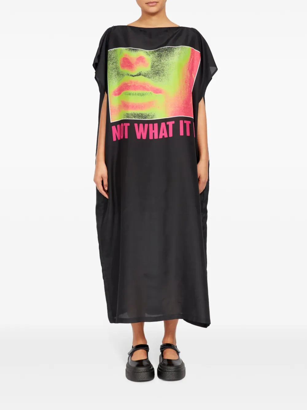 Silk T-Shirt Maxi Dress