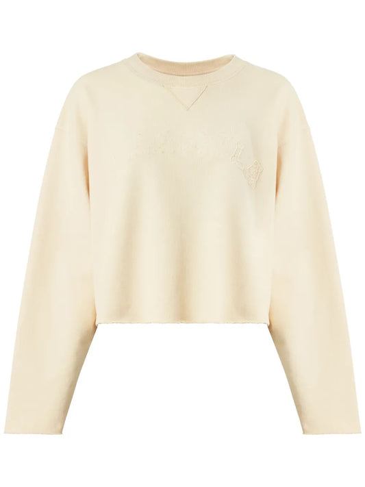 Embroidered Crew-Neck Sweatshirt