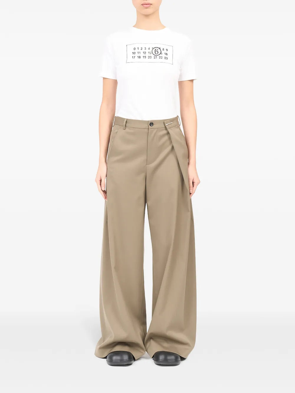 Tailored Wide-Leg Trousers