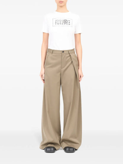 Tailored Wide-Leg Trousers