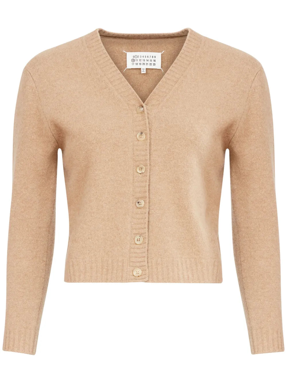 V-Neck Wool Cardigan