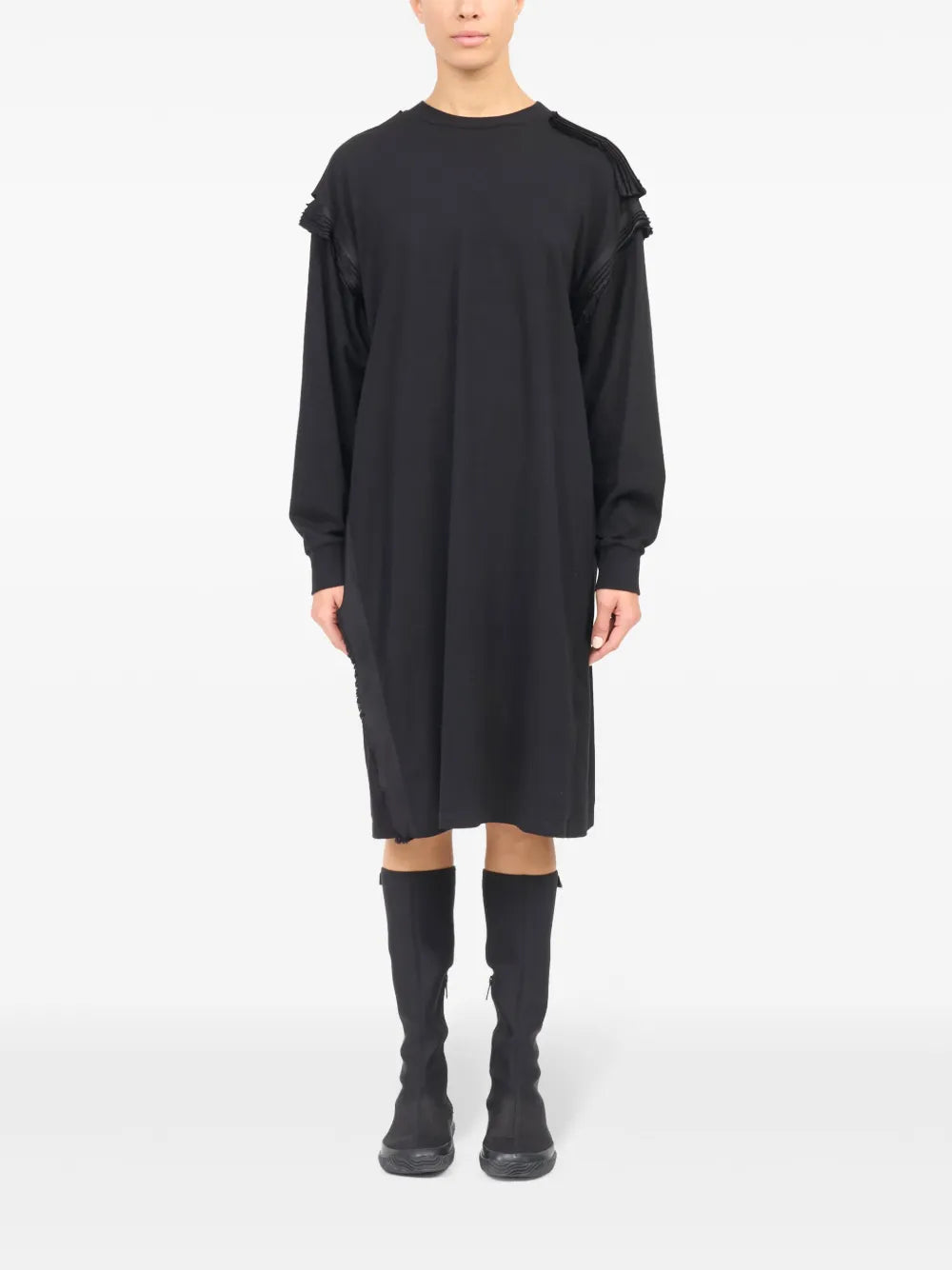 Long-Sleeve Midi Dress