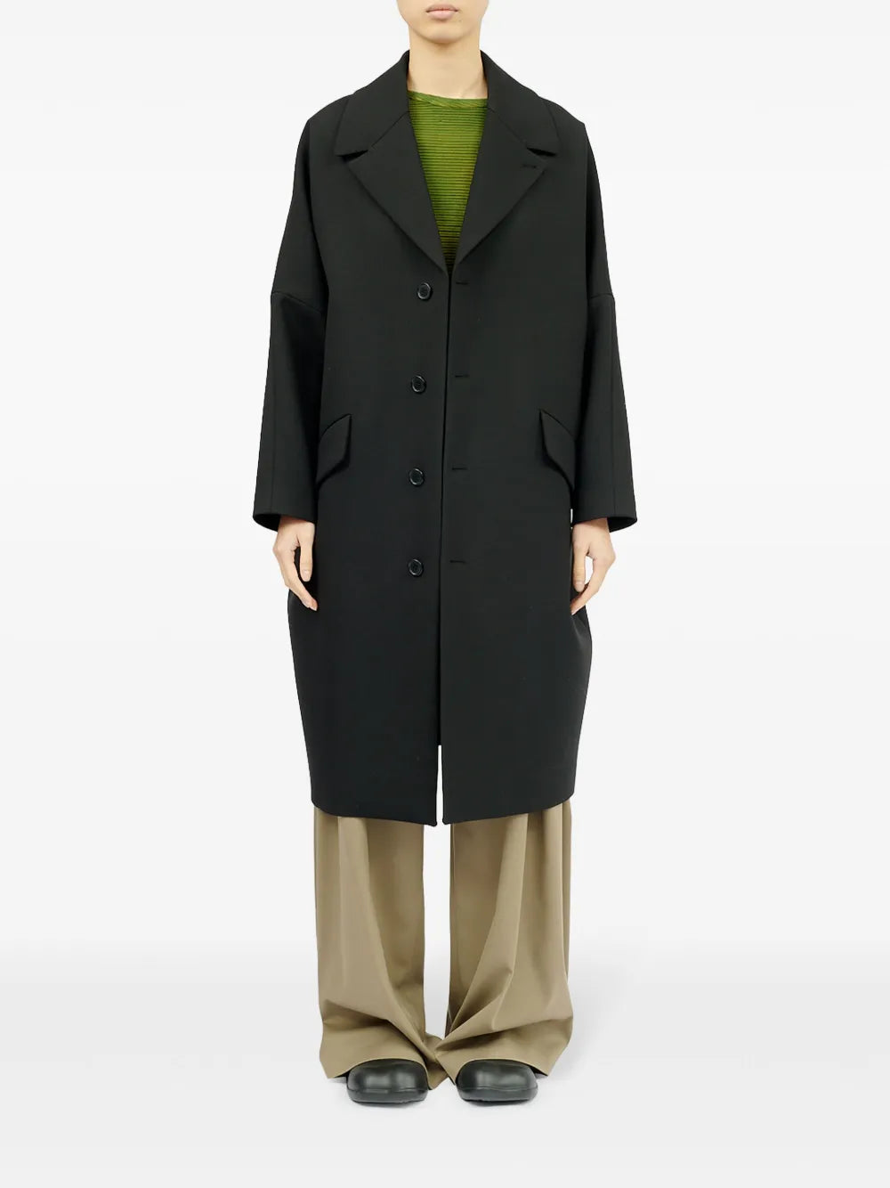 Single-Breasted Wool Jacket