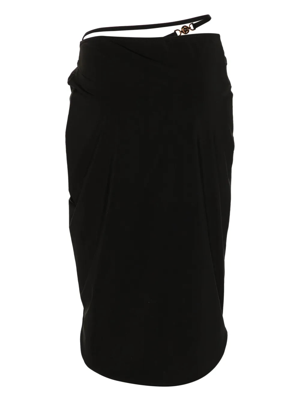Medusa-Plaque Jersey Beach Skirt