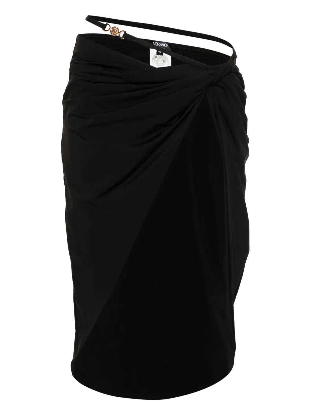 Medusa-Plaque Jersey Beach Skirt
