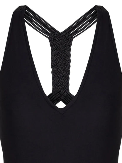 Macramé Detailing One-Piece