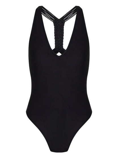 Macramé Detailing One-Piece