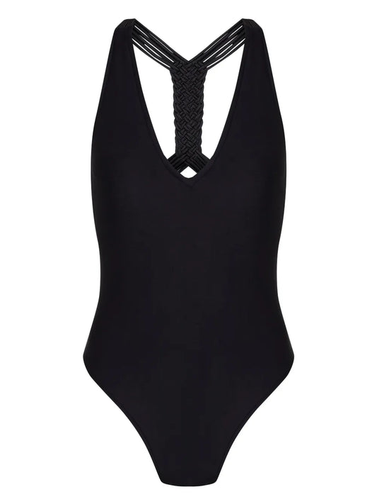 Macramé Detailing One-Piece