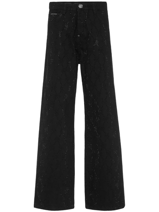 Monogram Flared Jeans