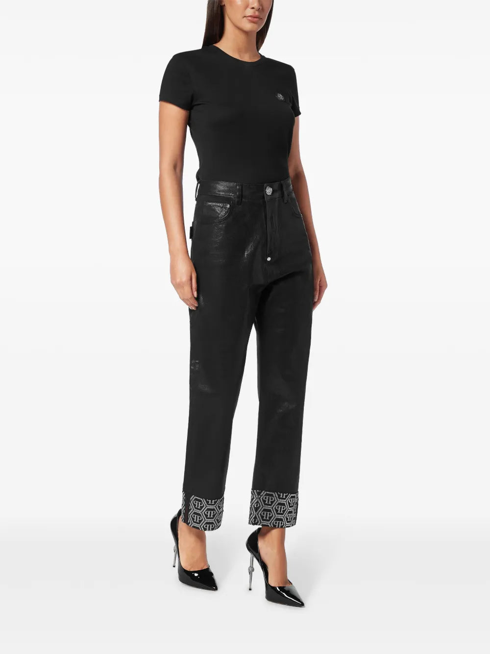 Monogram-Pattern Trousers