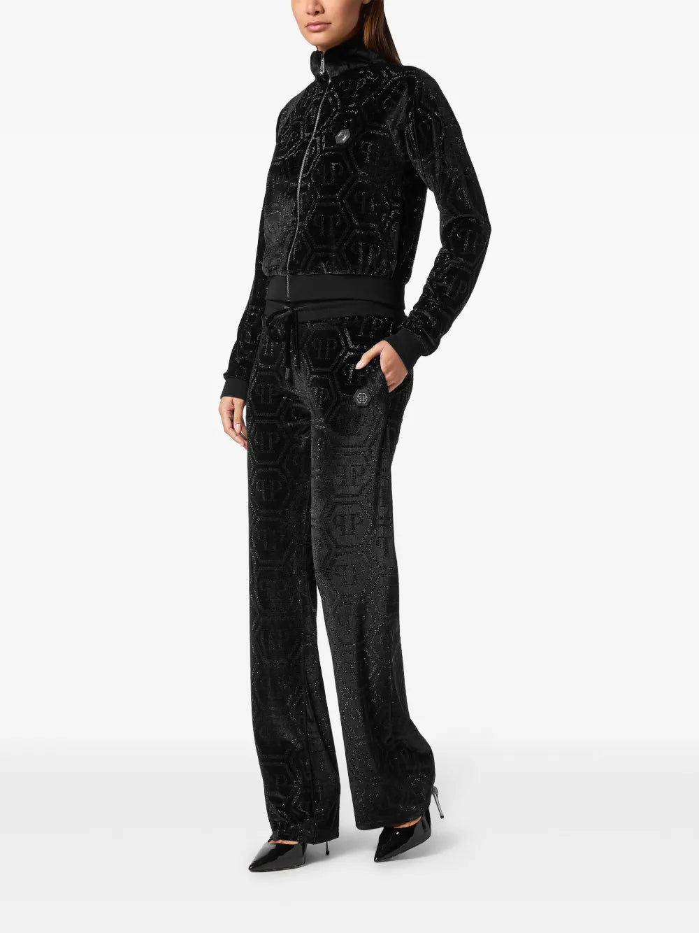 Monogram-Embellished Track Pants