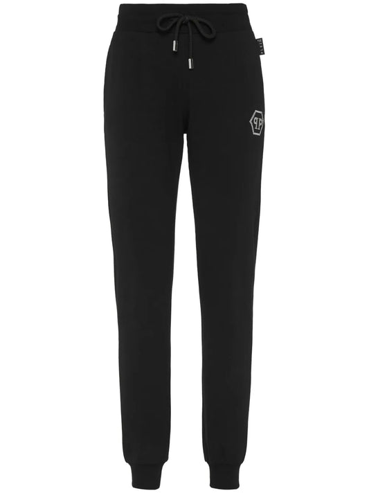 Crystal-Embellished Track Pants