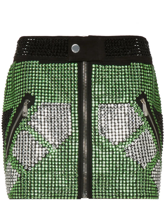 Crystal-Embellished Skirt