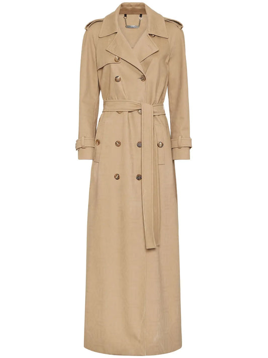 Monogram Long Trench Coat