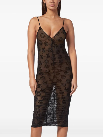 Monogram Tulle Dress