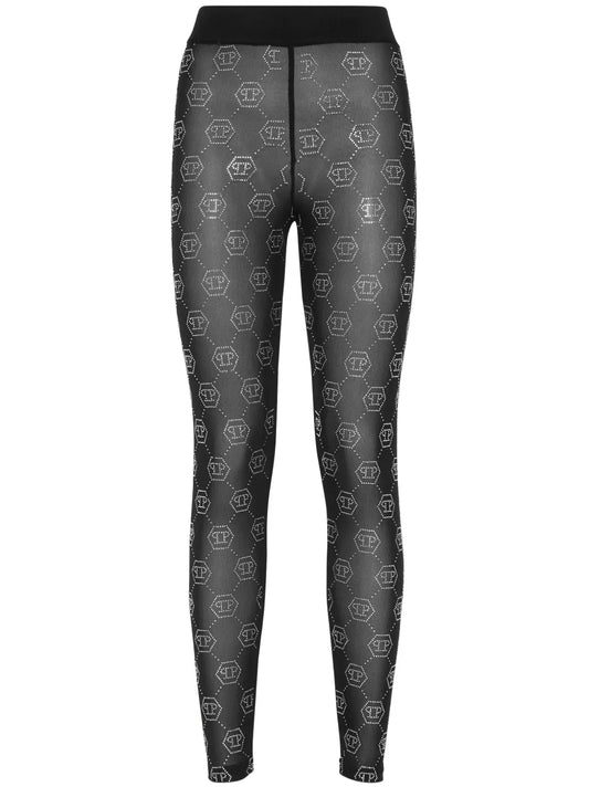 Monogram-Pattern Leggings