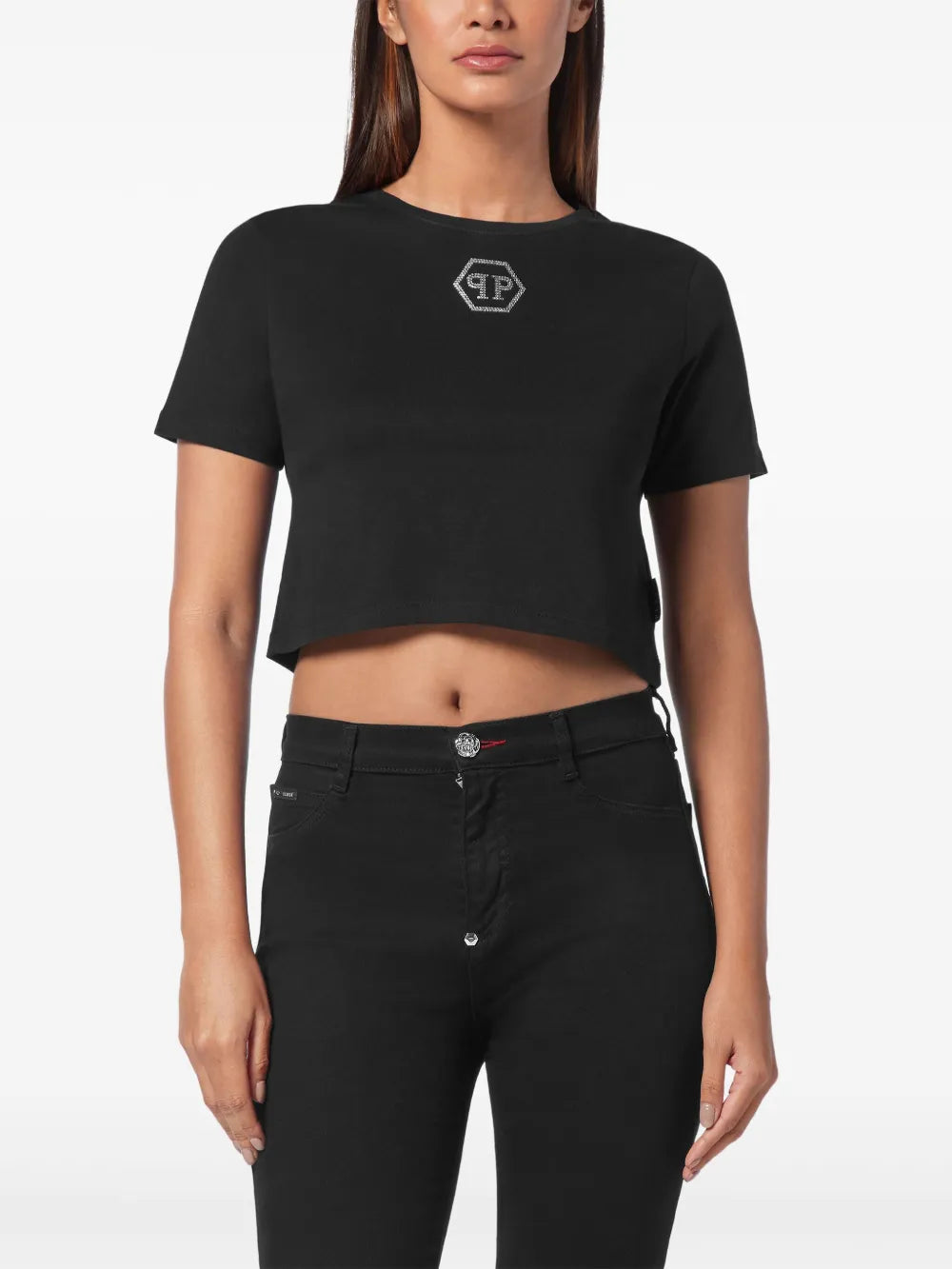 Hexagon Rhinestone T-Shirt