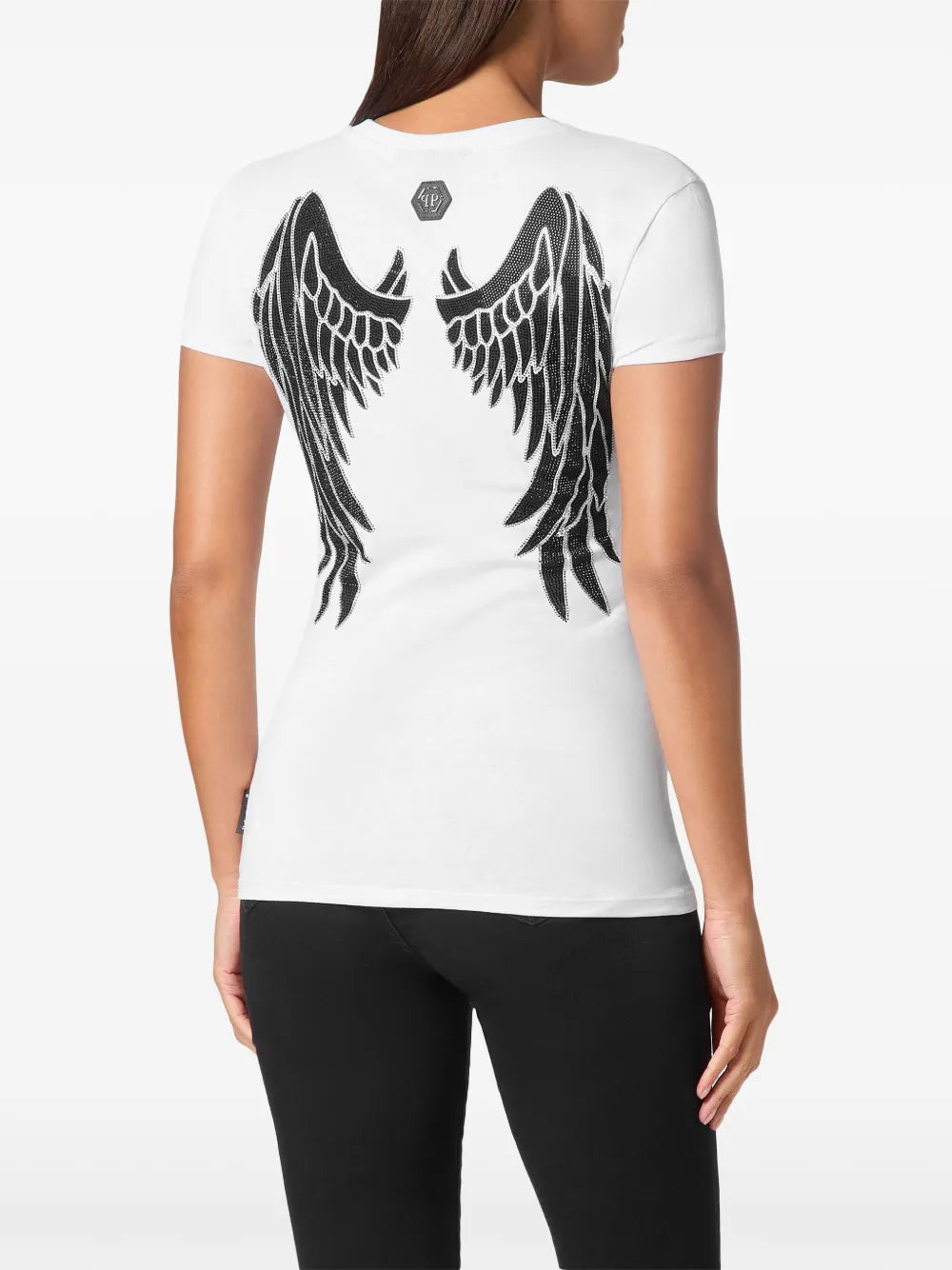 Logo-Print Embellished T-Shirt