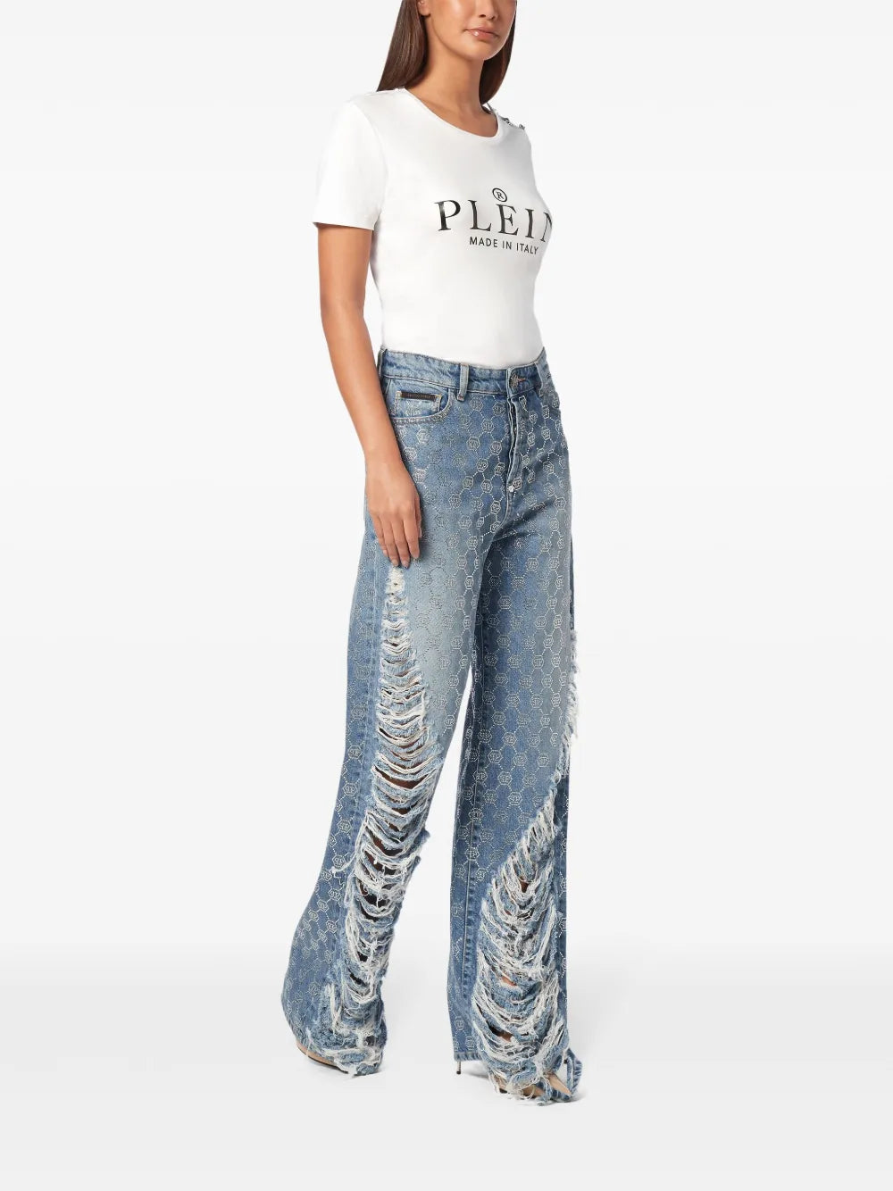 Monogram Strass Jeans