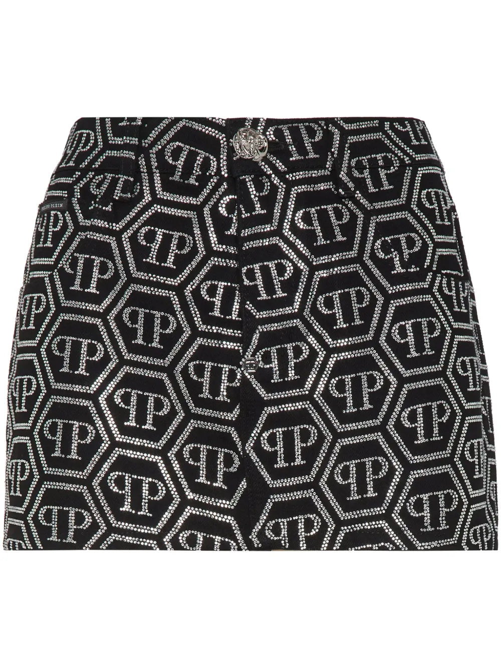 Monogram Denim Skirt