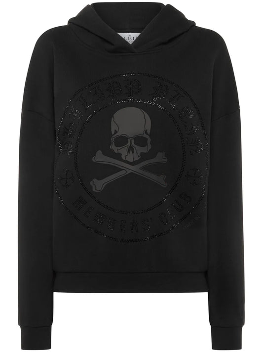 Skull-Print Hoodie
