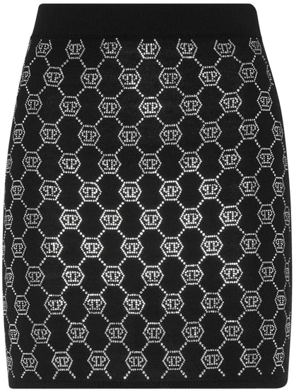 Monogram Knitted Skirt