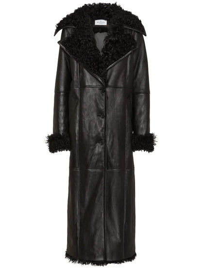 Skull & Bones Shearling Coat