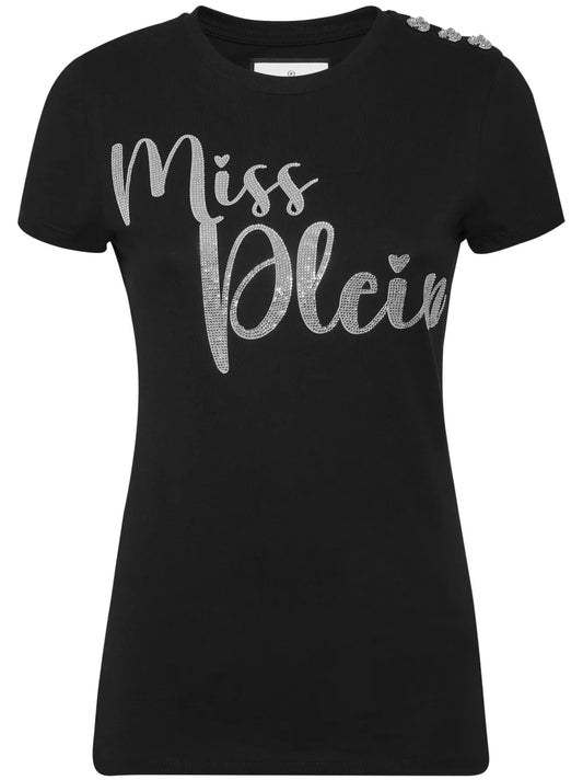 Slogan-Print Cotton T-Shirt