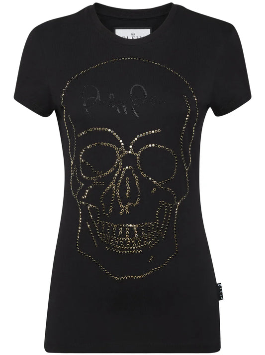 Rhinestone-Embellished T-Shirt