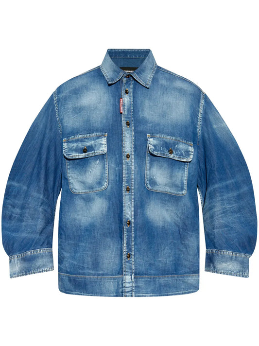 Dean Denim Cropped Shirt