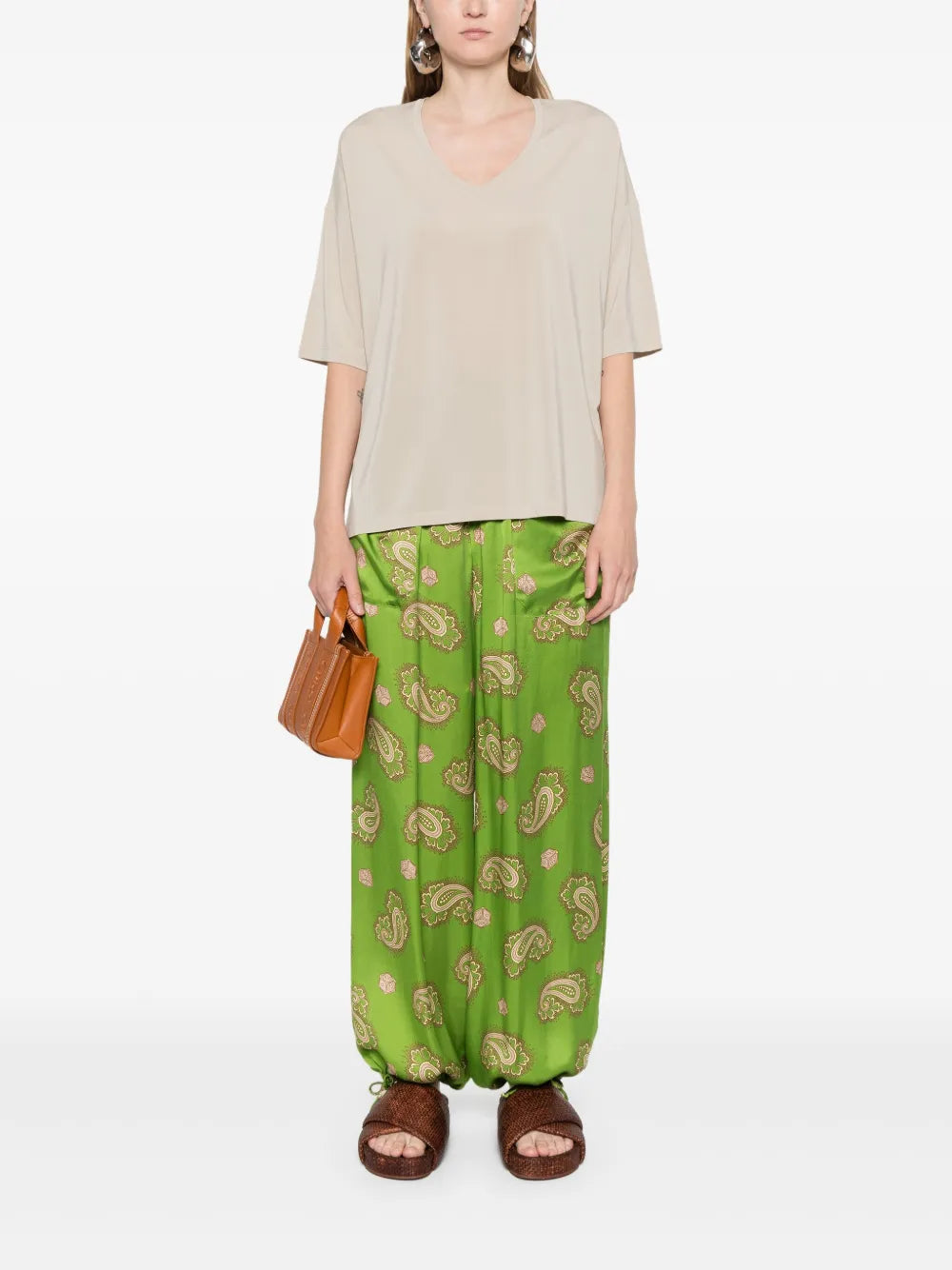 V-Neck Drop-Shoulder T-Shirt
