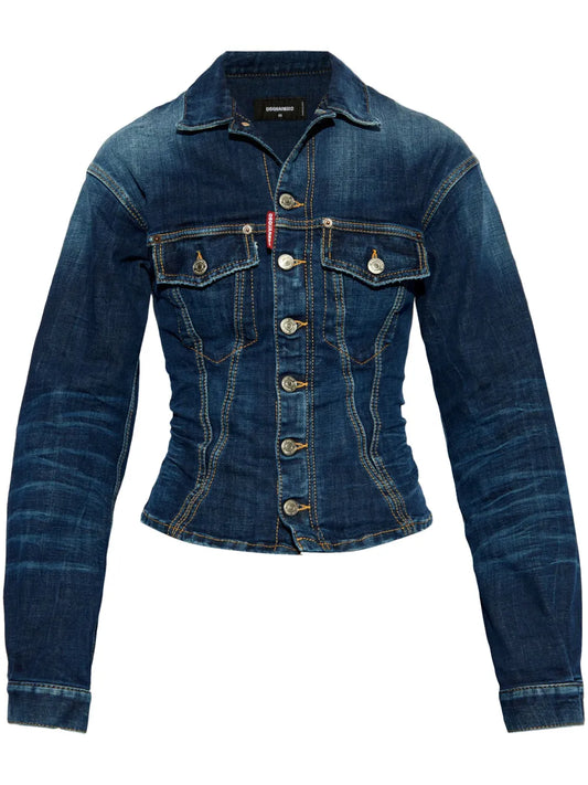 Buttoned Denim Jacket