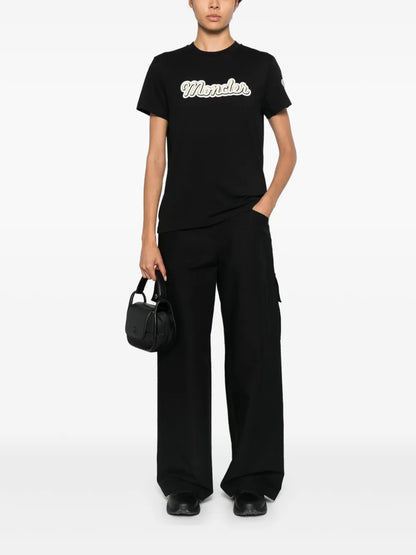 Logo-Flocked T-Shirt