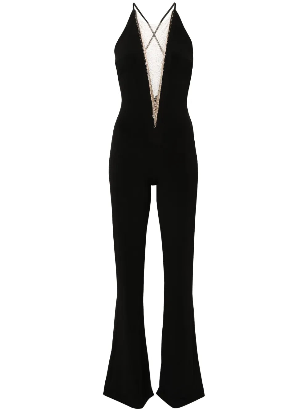 Plunging V-Neck Jumpsuit