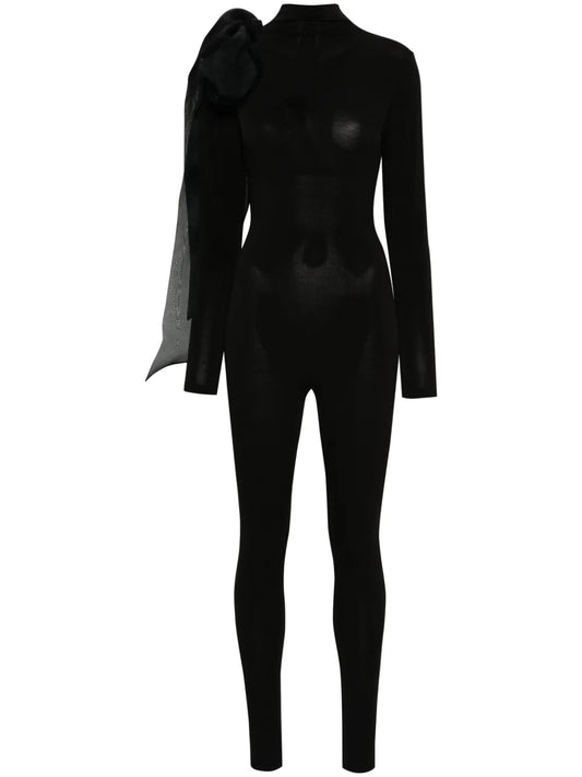 Ruched Draped Jumpsuit