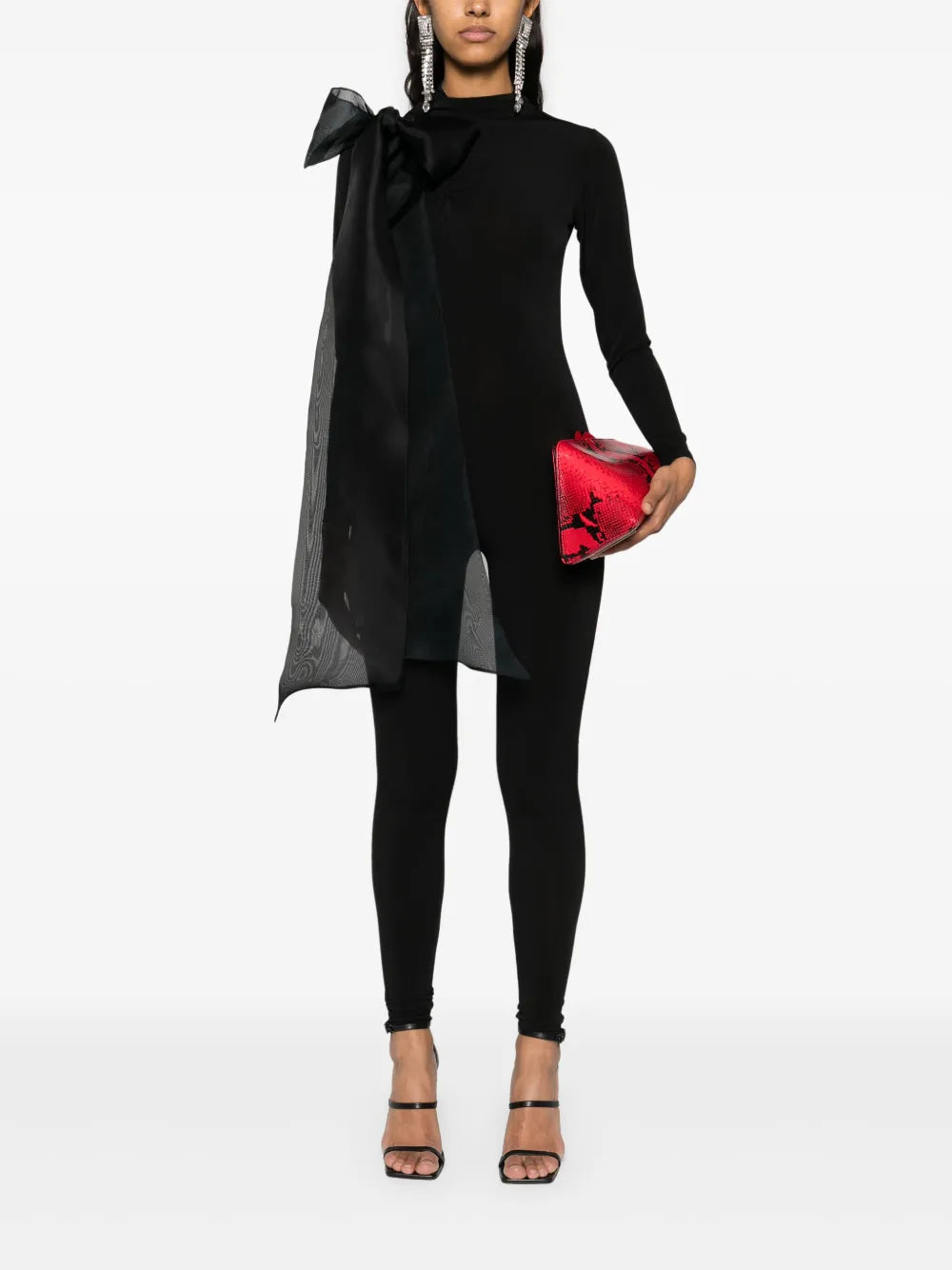 Ruched Draped Jumpsuit