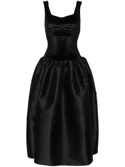 Corset-Detail Flared Gown