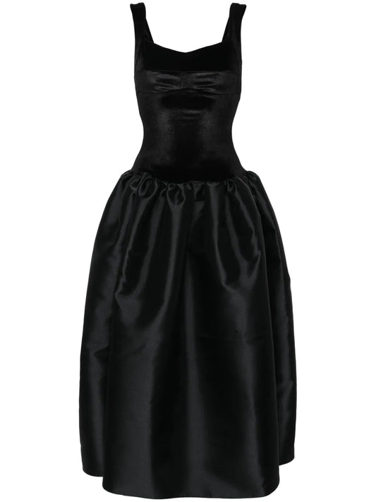 Corset-Detail Flared Gown
